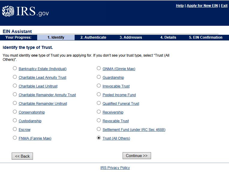 ein application page 3